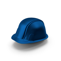 Blue Carbon Fiber Construction Hard Hat PNG & PSD Images