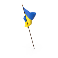 Ukrainian Flag Waving In The Wind PNG & PSD Images