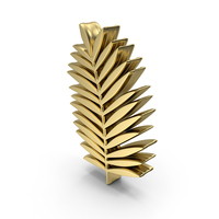 Golden Leaf Symbol PNG & PSD Images