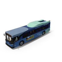 Gillig Blue Low Floor Intercity Hybrid Bus PNG & PSD Images