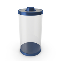 Empty Blue Battery PNG & PSD Images