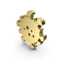 Virus Icon Gold PNG & PSD Images