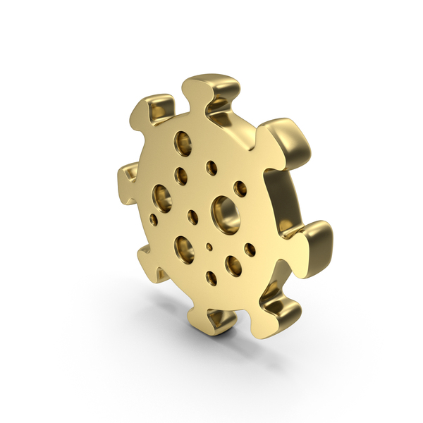 Virus Icon Gold PNG & PSD Images
