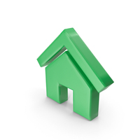 Home Icon Green PNG & PSD Images