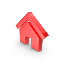 Home Icon Red PNG & PSD Images