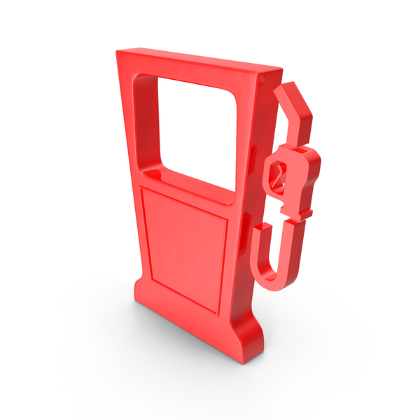 Gas Station Red Symbol PNG & PSD Images