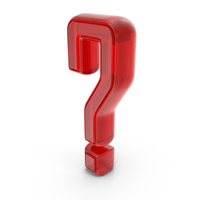 Question Mark Round Red Glass PNG & PSD Images