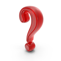 Question Mark Red Glass PNG & PSD Images