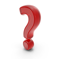 Question Mark Design Red Glass PNG & PSD Images