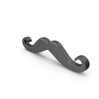 Black Mustache Symbol PNG & PSD Images