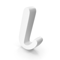 Iota Math Symbols White PNG & PSD Images