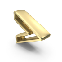 Gold Greater Than Math Symbol PNG & PSD Images