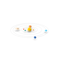Cartoon Solar System PNG & PSD Images