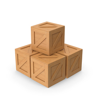 Wooden Box Crates Stack PNG & PSD Images