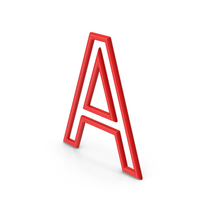 Red Letter A PNG & PSD Images