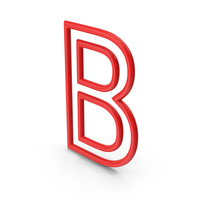 Red Letter B PNG & PSD Images