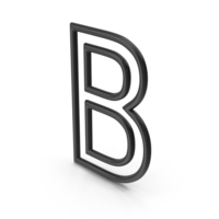 Black Letter B PNG & PSD Images