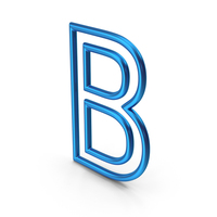 Blue Letter B PNG & PSD Images