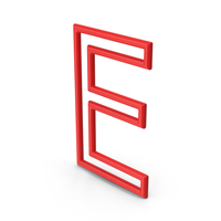 Red Letter E PNG & PSD Images