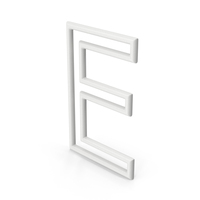 White Letter E PNG & PSD Images