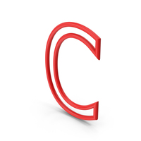 Letter C Red PNG & PSD Images