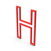Letter H Red PNG & PSD Images