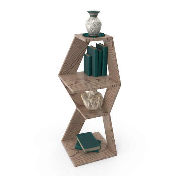 Brown Pyramid Book Shelf PNG & PSD Images