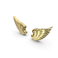 Gold Wings Symbol PNG & PSD Images