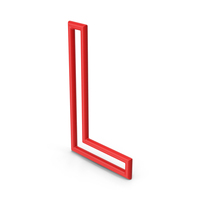 Red Letter L PNG & PSD Images