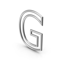 Silver Letter G PNG & PSD Images