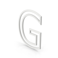 White Letter G PNG & PSD Images