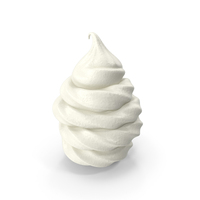Ice Cream Top White PNG & PSD Images