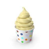 Vanilla Ice Cream Cup PNG & PSD Images