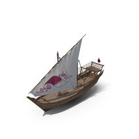 Traditional Wooden Qatar Boat PNG & PSD Images