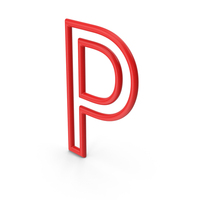 Red Letter P PNG & PSD Images