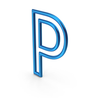 Blue Letter P PNG & PSD Images
