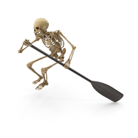 Worn Skeleton Oaring Fast Sneaking PNG & PSD Images