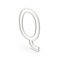 Letter Q White PNG & PSD Images
