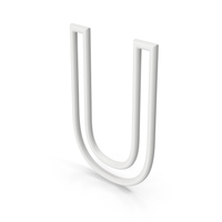 Letter U White PNG & PSD Images