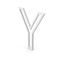 Letter Y Whiite PNG & PSD Images