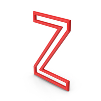Letter Z Red PNG & PSD Images
