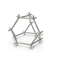 Silver Geometric Shaped Showpiece PNG & PSD Images