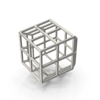 Silver Geometric Shaped Showpiece PNG & PSD Images