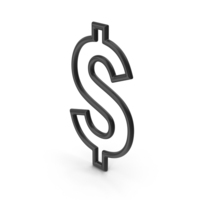 Dollar Sign Black PNG & PSD Images