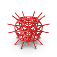 Geometric Shape Plastic Red PNG & PSD Images