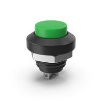 Green Push Button PNG & PSD Images