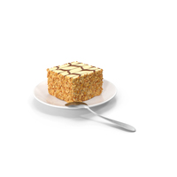 Mono Latte Cake Plate PNG & PSD Images