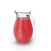 Pitcher With Red Juice PNG & PSD Images