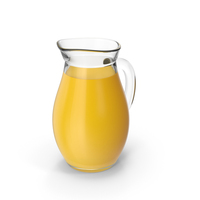 Pitcher With Orange Juice PNG & PSD Images