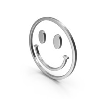 Silver Smile Symbol PNG & PSD Images